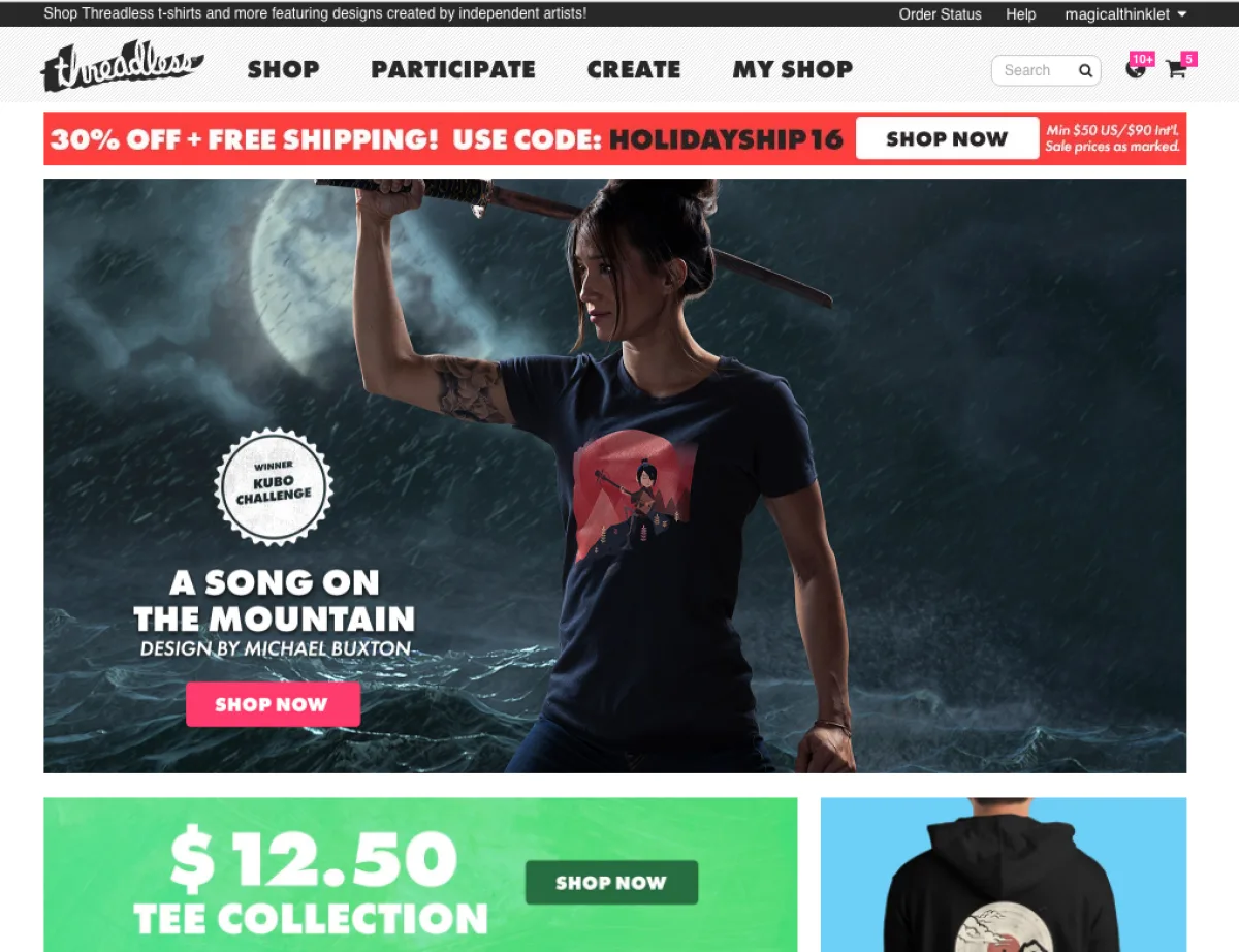 Threadless